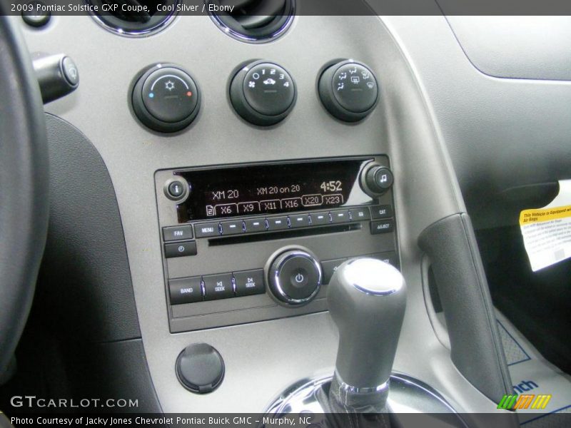 Cool Silver / Ebony 2009 Pontiac Solstice GXP Coupe