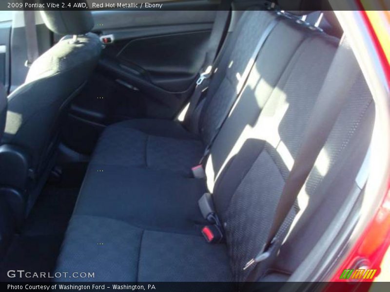 Red Hot Metallic / Ebony 2009 Pontiac Vibe 2.4 AWD