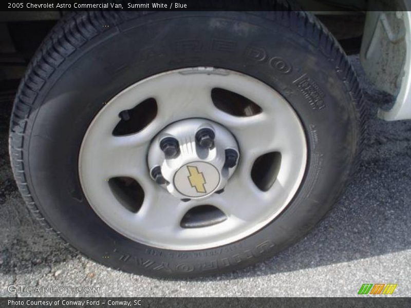 Summit White / Blue 2005 Chevrolet Astro Commercial Van