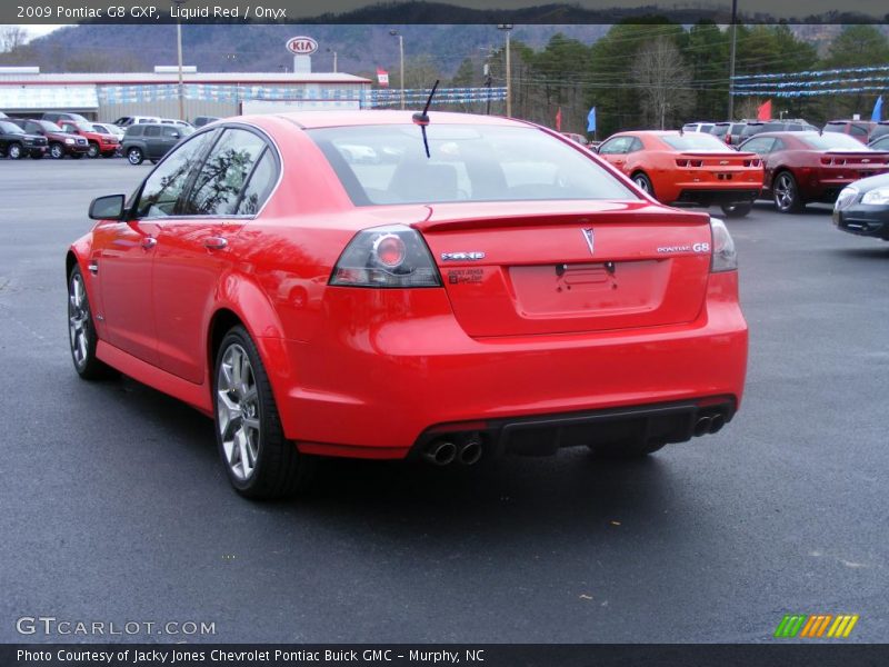 Liquid Red / Onyx 2009 Pontiac G8 GXP