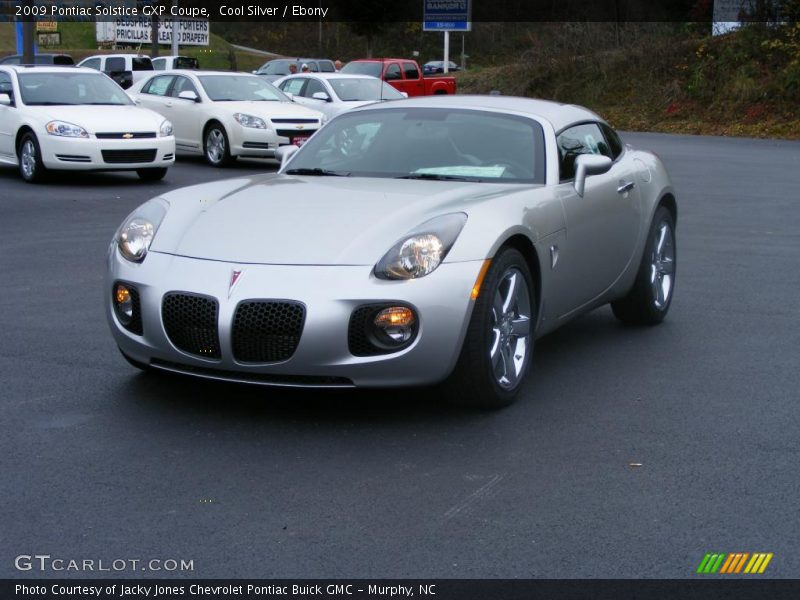 Cool Silver / Ebony 2009 Pontiac Solstice GXP Coupe