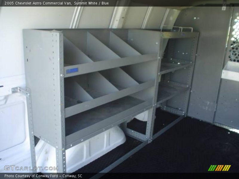 Summit White / Blue 2005 Chevrolet Astro Commercial Van