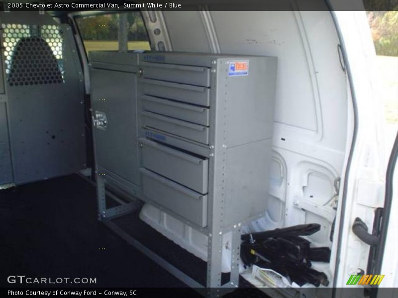 Summit White / Blue 2005 Chevrolet Astro Commercial Van