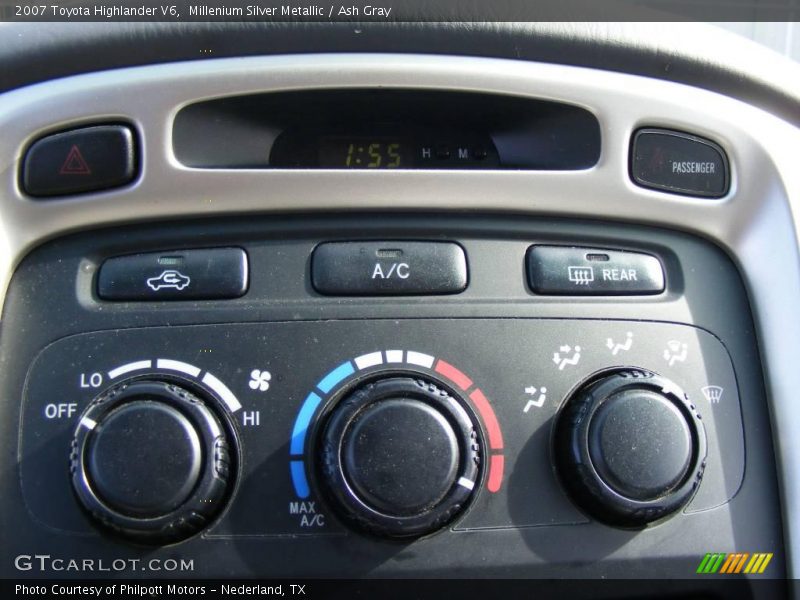 Millenium Silver Metallic / Ash Gray 2007 Toyota Highlander V6
