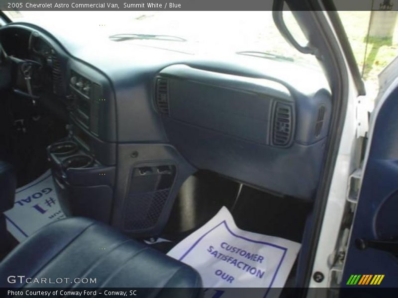 Summit White / Blue 2005 Chevrolet Astro Commercial Van