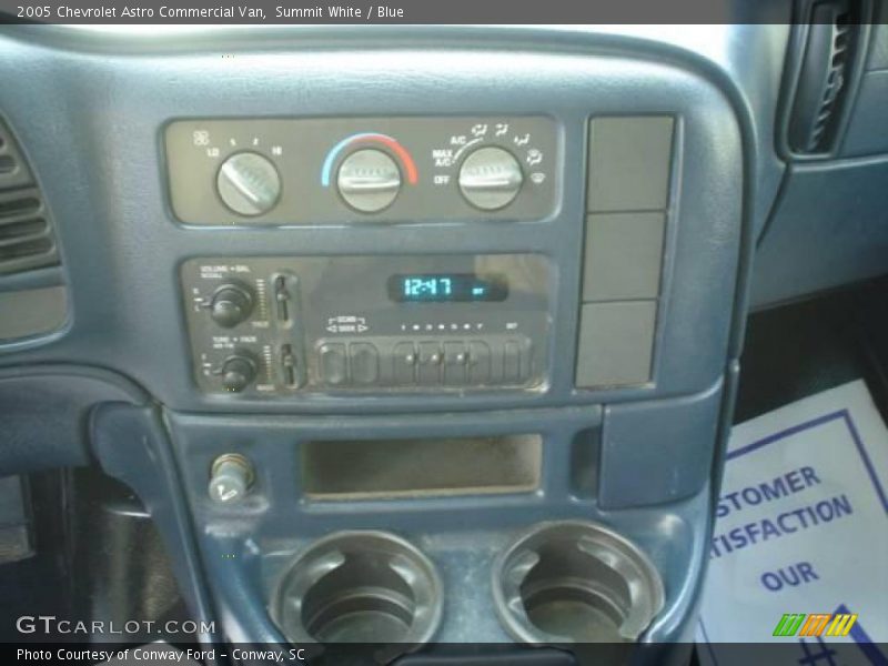 Summit White / Blue 2005 Chevrolet Astro Commercial Van