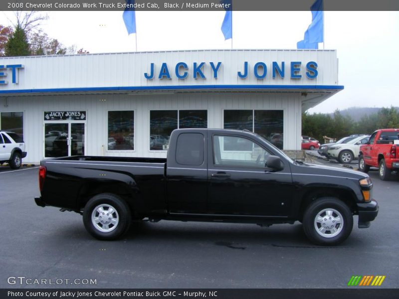 Black / Medium Pewter 2008 Chevrolet Colorado Work Truck Extended Cab