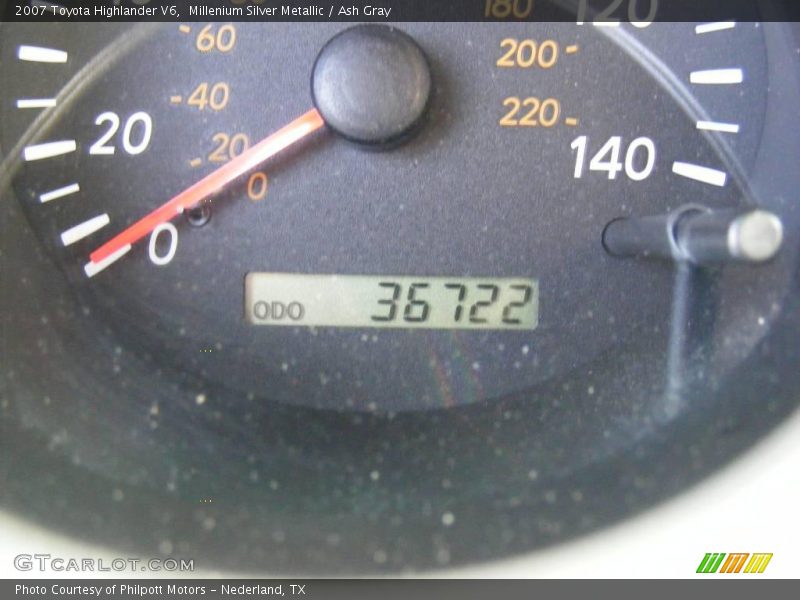 Millenium Silver Metallic / Ash Gray 2007 Toyota Highlander V6