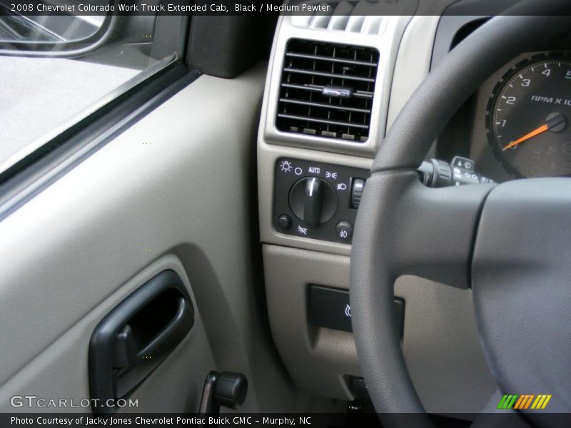 Black / Medium Pewter 2008 Chevrolet Colorado Work Truck Extended Cab