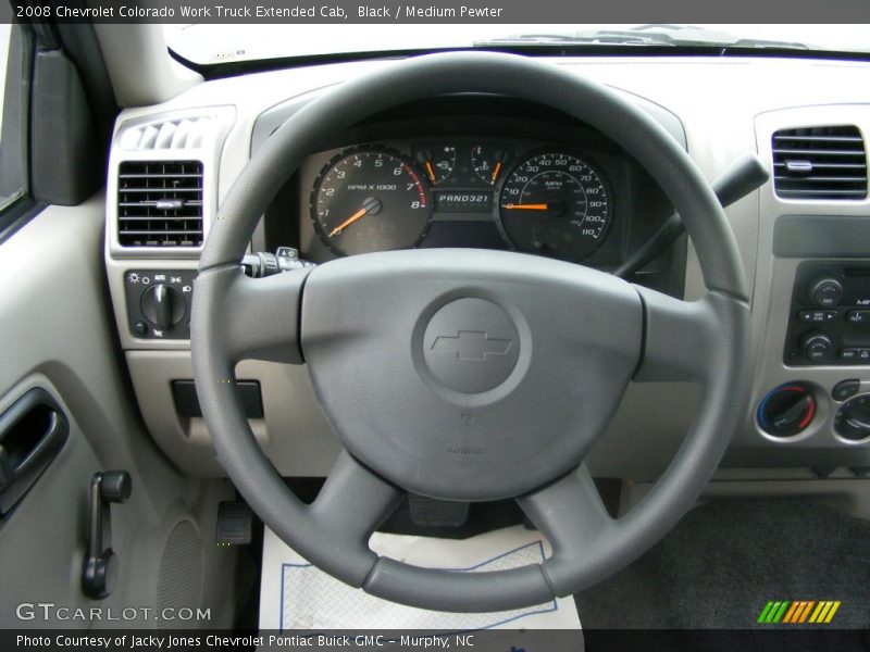 Black / Medium Pewter 2008 Chevrolet Colorado Work Truck Extended Cab