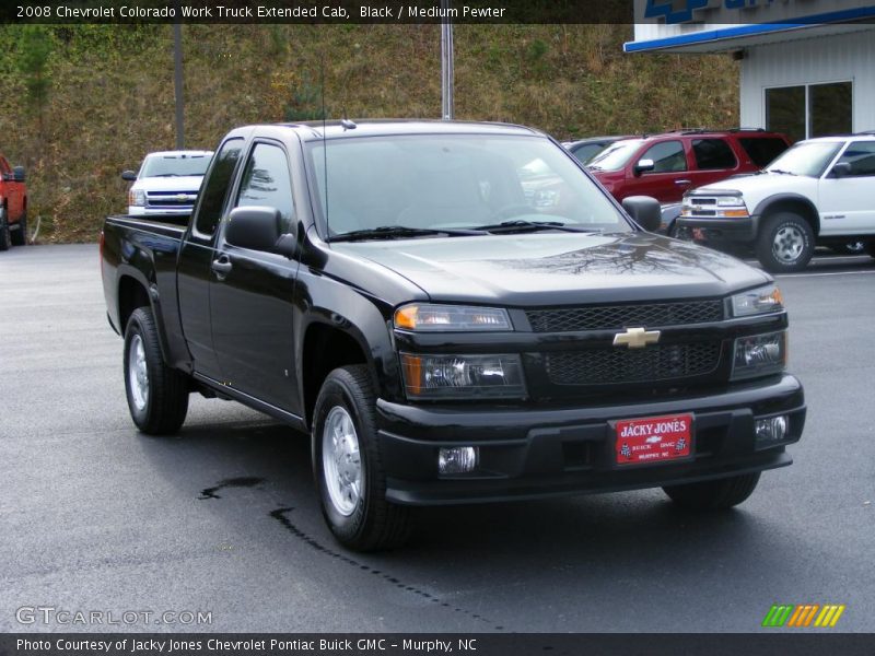 Black / Medium Pewter 2008 Chevrolet Colorado Work Truck Extended Cab