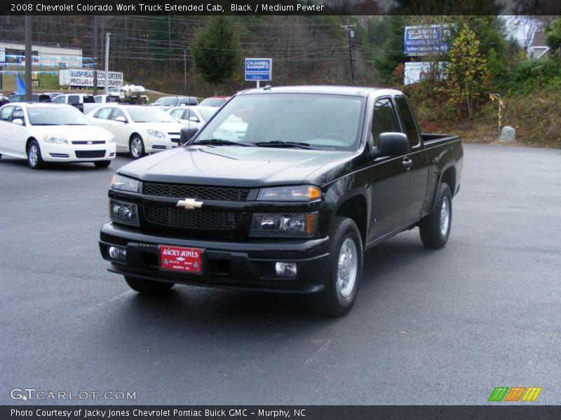 Black / Medium Pewter 2008 Chevrolet Colorado Work Truck Extended Cab
