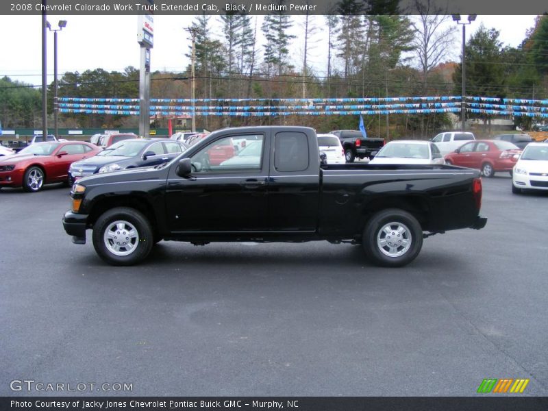 Black / Medium Pewter 2008 Chevrolet Colorado Work Truck Extended Cab