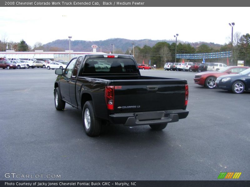 Black / Medium Pewter 2008 Chevrolet Colorado Work Truck Extended Cab