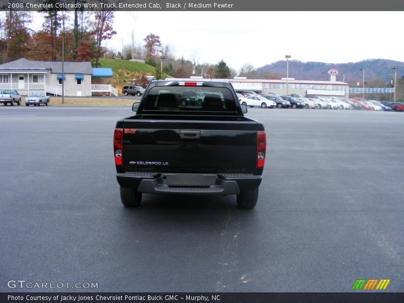 Black / Medium Pewter 2008 Chevrolet Colorado Work Truck Extended Cab