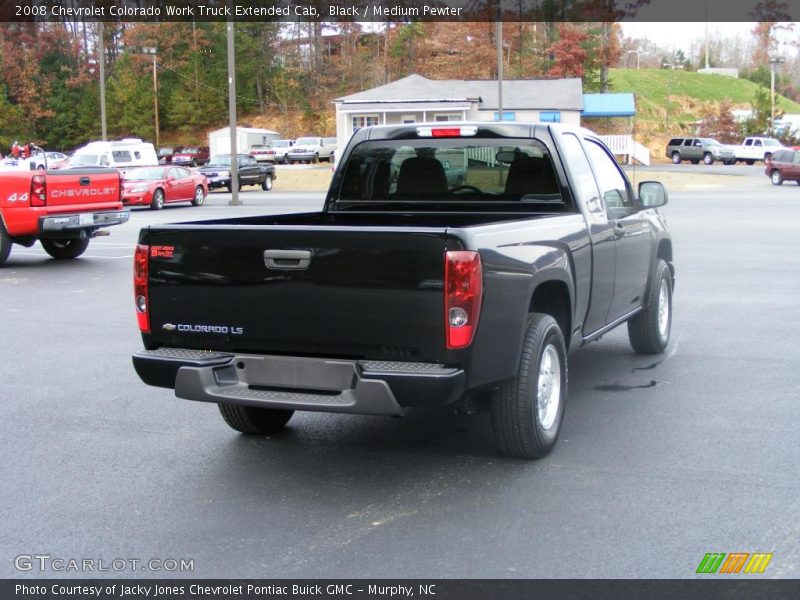 Black / Medium Pewter 2008 Chevrolet Colorado Work Truck Extended Cab