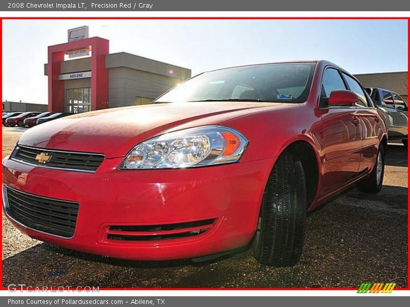 Precision Red / Gray 2008 Chevrolet Impala LT
