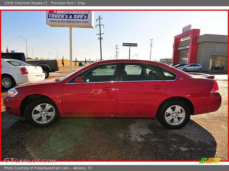 Precision Red / Gray 2008 Chevrolet Impala LT