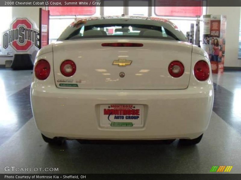 Summit White / Gray 2008 Chevrolet Cobalt LS Coupe