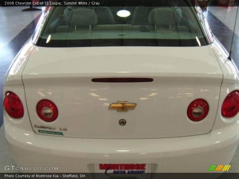Summit White / Gray 2008 Chevrolet Cobalt LS Coupe
