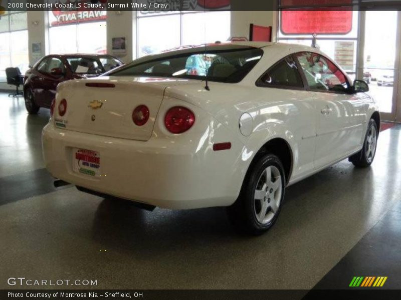 Summit White / Gray 2008 Chevrolet Cobalt LS Coupe