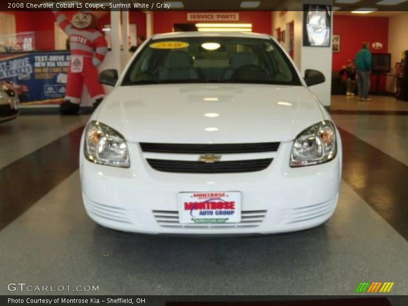 Summit White / Gray 2008 Chevrolet Cobalt LS Coupe