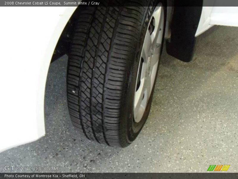 Summit White / Gray 2008 Chevrolet Cobalt LS Coupe