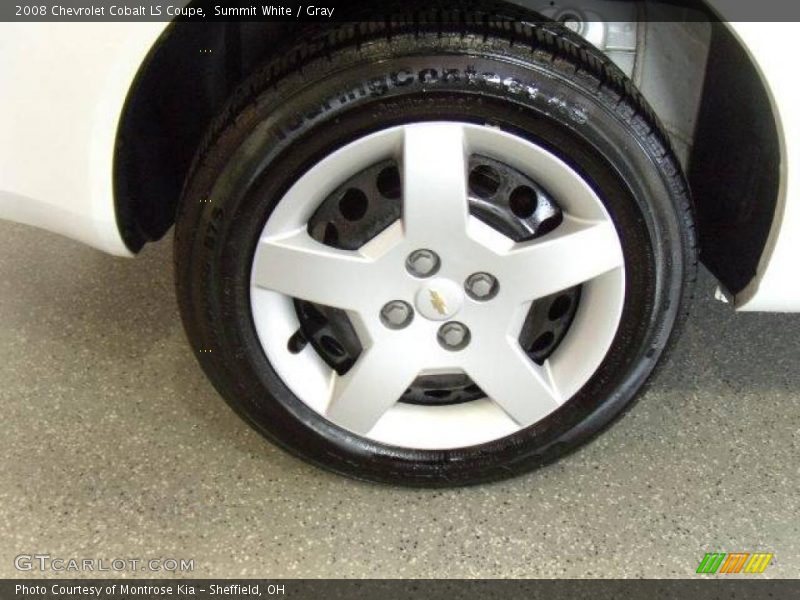 Summit White / Gray 2008 Chevrolet Cobalt LS Coupe