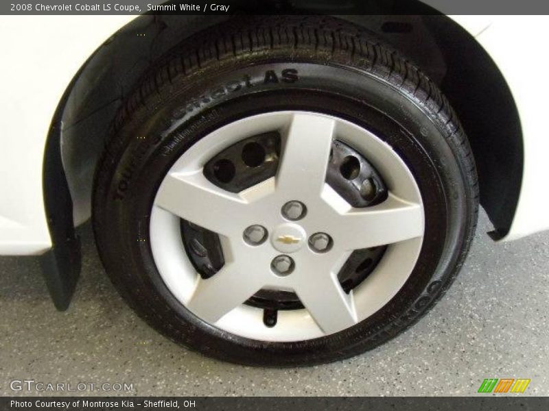 Summit White / Gray 2008 Chevrolet Cobalt LS Coupe