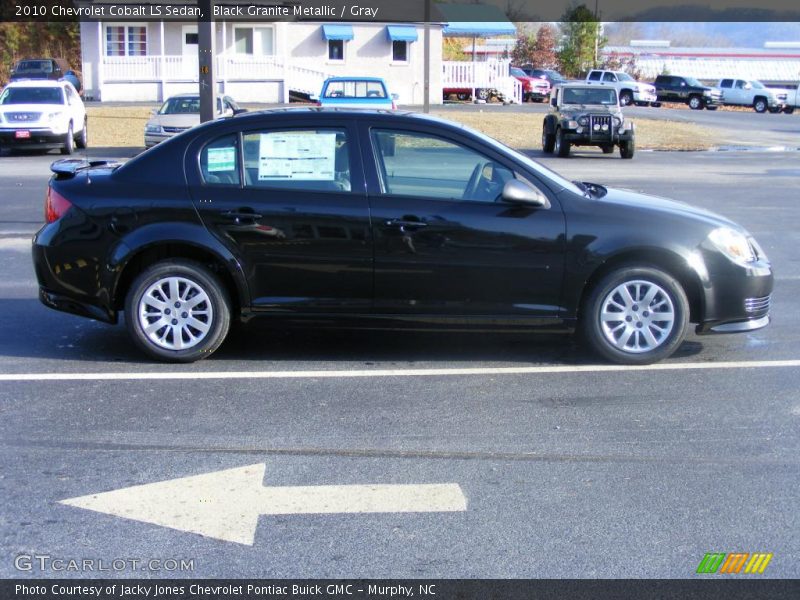 Black Granite Metallic / Gray 2010 Chevrolet Cobalt LS Sedan