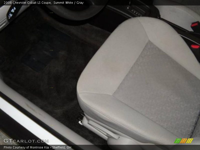 Summit White / Gray 2008 Chevrolet Cobalt LS Coupe
