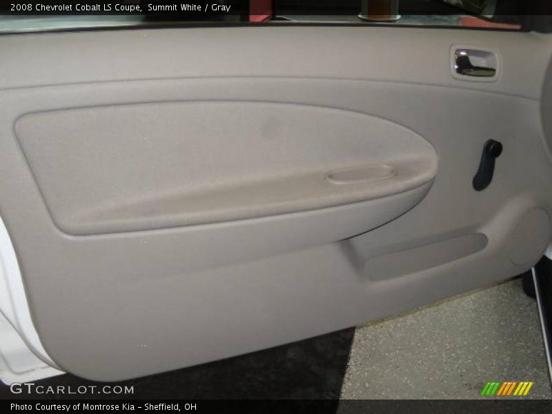Summit White / Gray 2008 Chevrolet Cobalt LS Coupe