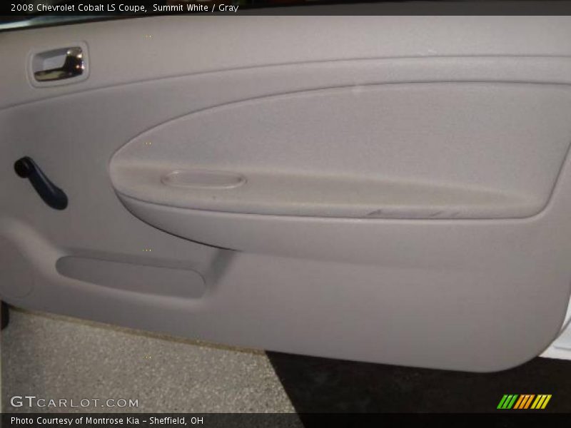 Summit White / Gray 2008 Chevrolet Cobalt LS Coupe