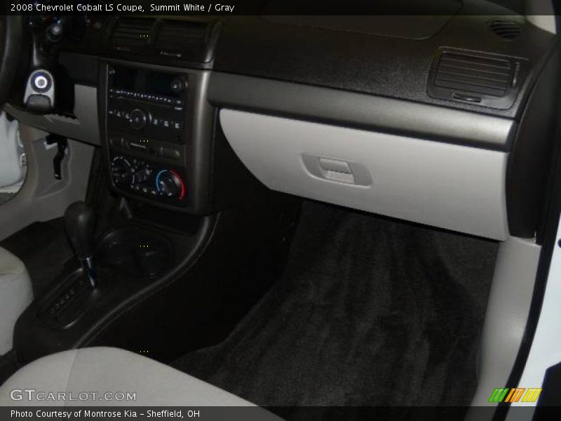 Summit White / Gray 2008 Chevrolet Cobalt LS Coupe