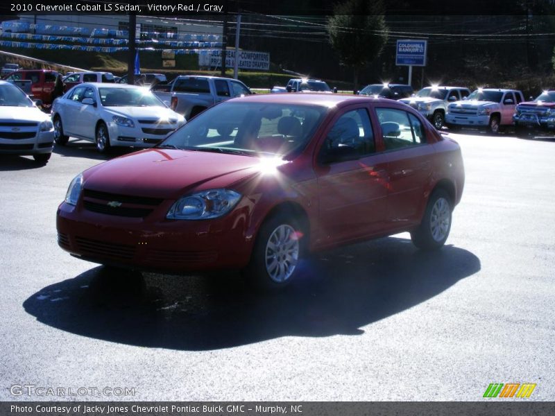 Victory Red / Gray 2010 Chevrolet Cobalt LS Sedan