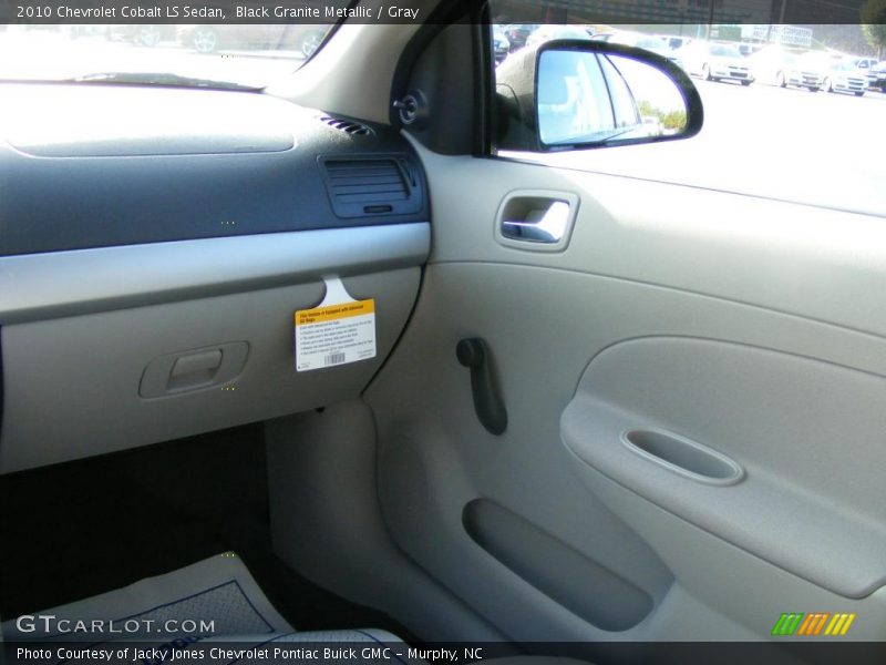 Black Granite Metallic / Gray 2010 Chevrolet Cobalt LS Sedan