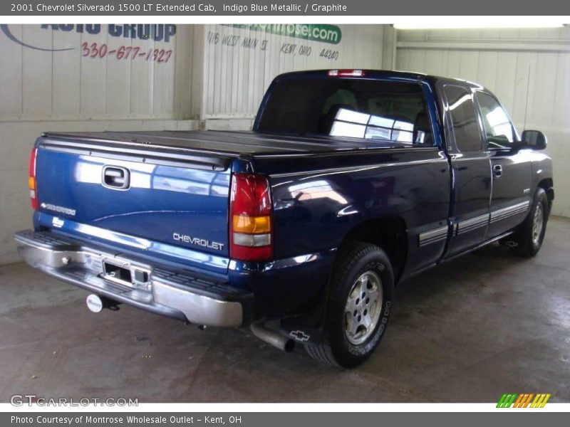 Indigo Blue Metallic / Graphite 2001 Chevrolet Silverado 1500 LT Extended Cab