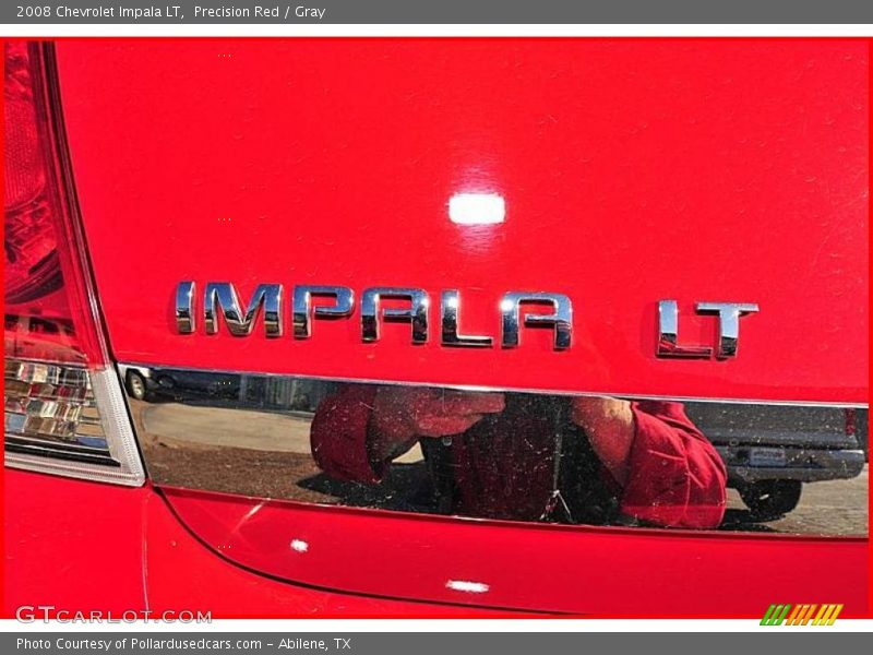 Precision Red / Gray 2008 Chevrolet Impala LT