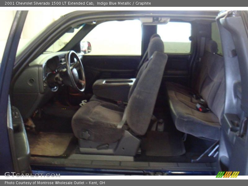 Indigo Blue Metallic / Graphite 2001 Chevrolet Silverado 1500 LT Extended Cab