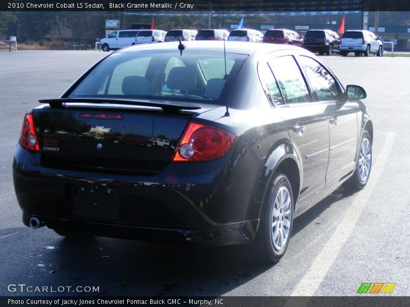 Black Granite Metallic / Gray 2010 Chevrolet Cobalt LS Sedan