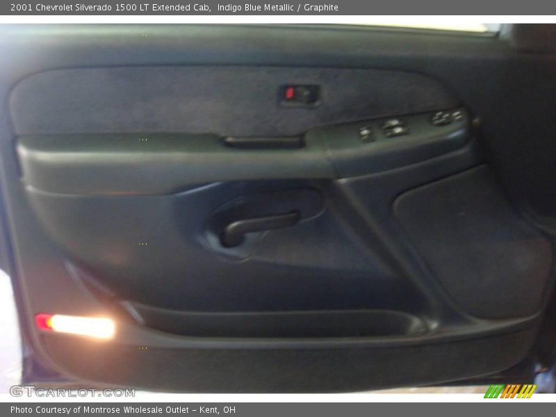 Indigo Blue Metallic / Graphite 2001 Chevrolet Silverado 1500 LT Extended Cab