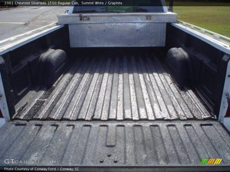 Summit White / Graphite 2001 Chevrolet Silverado 1500 Regular Cab