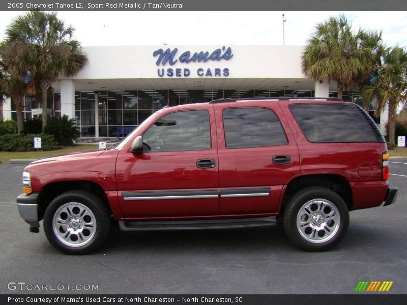 Sport Red Metallic / Tan/Neutral 2005 Chevrolet Tahoe LS