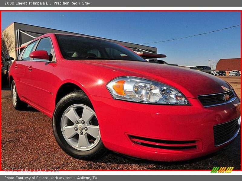 Precision Red / Gray 2008 Chevrolet Impala LT