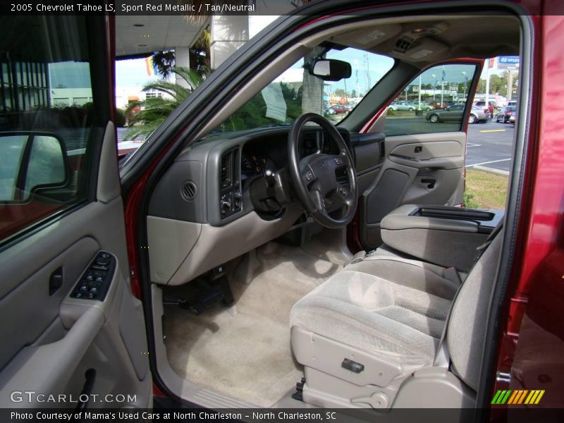 Sport Red Metallic / Tan/Neutral 2005 Chevrolet Tahoe LS