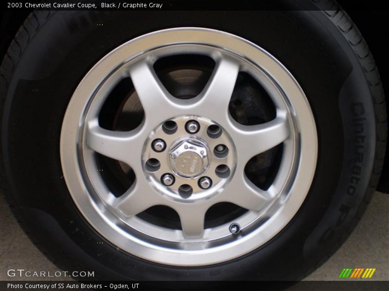 Black / Graphite Gray 2003 Chevrolet Cavalier Coupe