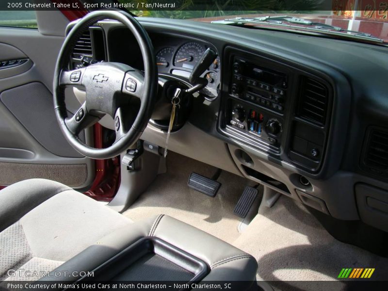 Sport Red Metallic / Tan/Neutral 2005 Chevrolet Tahoe LS