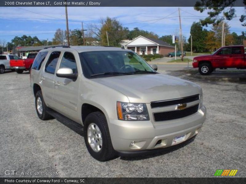Gold Mist Metallic / Ebony 2008 Chevrolet Tahoe LT