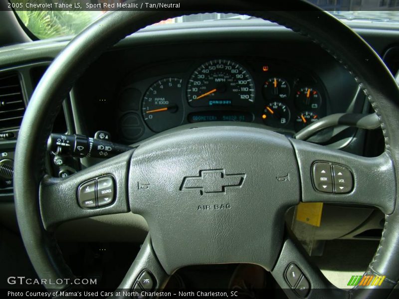 Sport Red Metallic / Tan/Neutral 2005 Chevrolet Tahoe LS