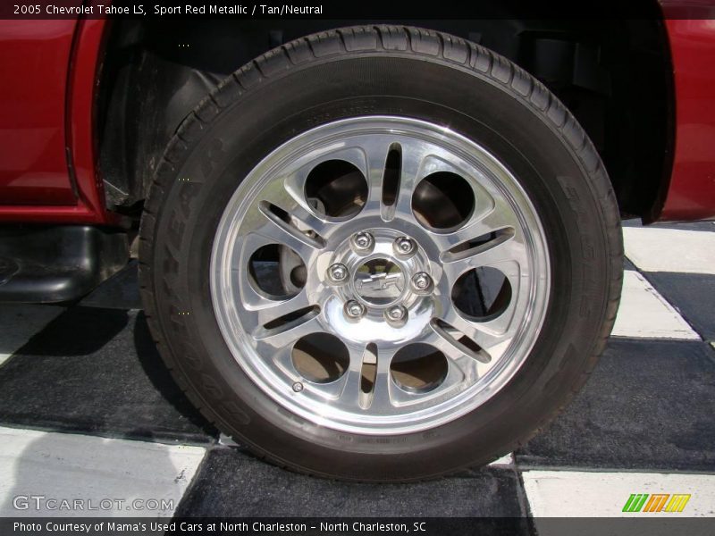 Sport Red Metallic / Tan/Neutral 2005 Chevrolet Tahoe LS